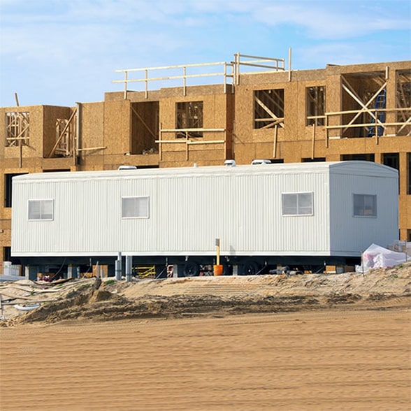 our construction & jobsite shower trailers are equipped with multiple shower stalls, hot water heaters, and privacy partitions